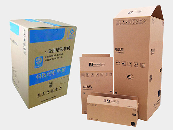 洗衣机和冰箱外娱乐软件的瓦楞彩箱