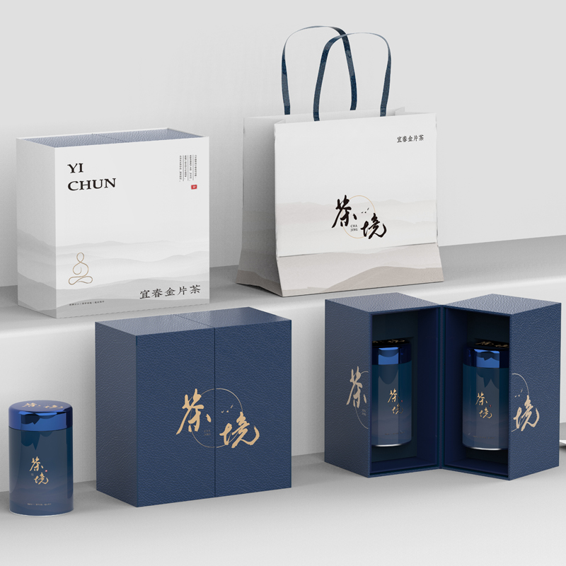 绿茶、铁观音、红茶等茶叶娱乐软件礼品盒
