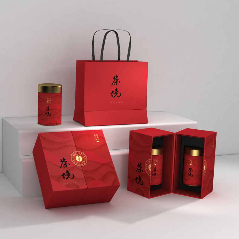 绿茶、铁观音、红茶等茶叶娱乐软件礼品盒