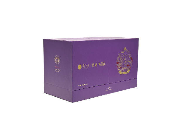 紫色娱乐软件礼盒磁吸对开娱乐软件礼品盒