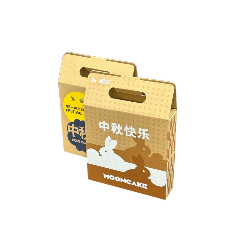 手提瓦楞纸盒彩印中秋节日月饼娱乐软件盒可以娱乐app下载