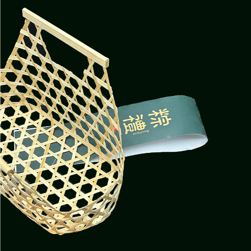 镂空竹篮竹筐手提端午粽子礼品娱乐软件篮子批发