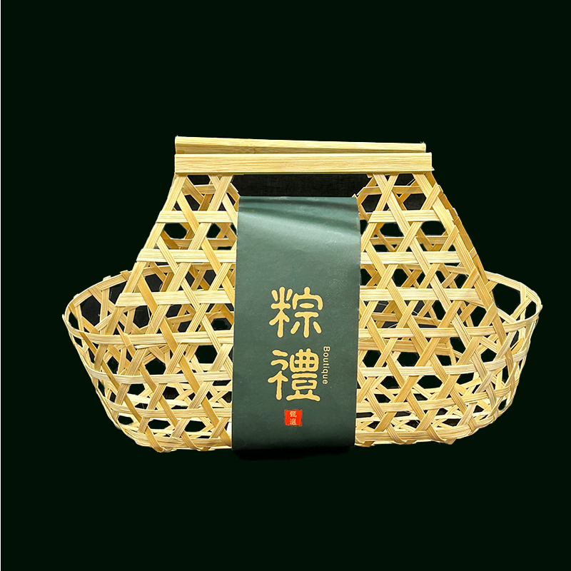 镂空竹篮竹筐手提端午粽子礼品娱乐软件篮子批发